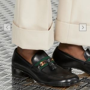 New Authentic Gucci Loafer with tassels. Original box and dust bags  US 12/UK 11